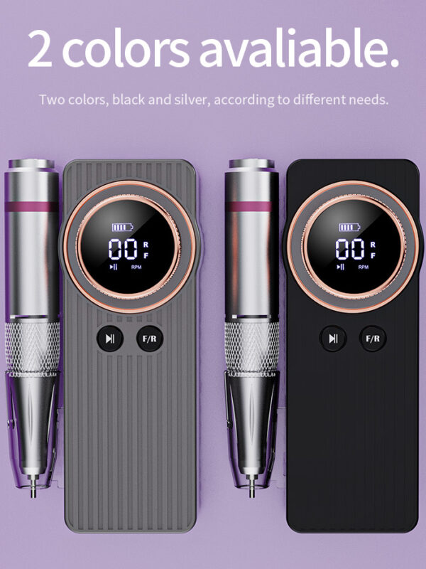 Nail Drill Machine Electric Portable Nail File Rechargeable